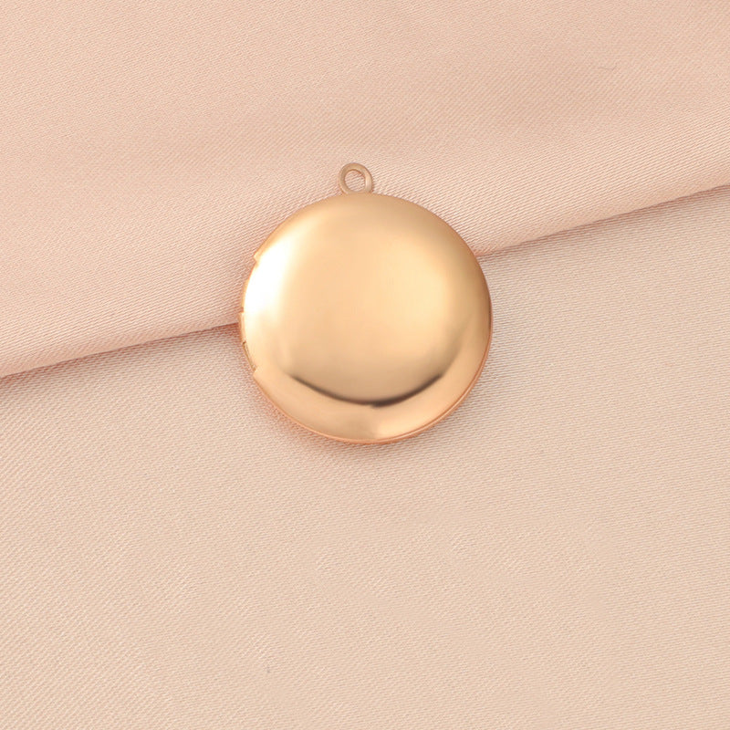 Custom Round Photo Locket Necklace | 316L Stainless Steel