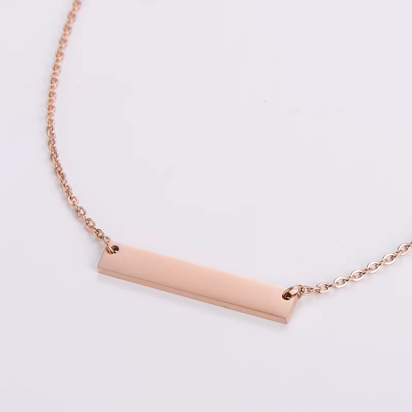 Hidden Message Bar Necklace